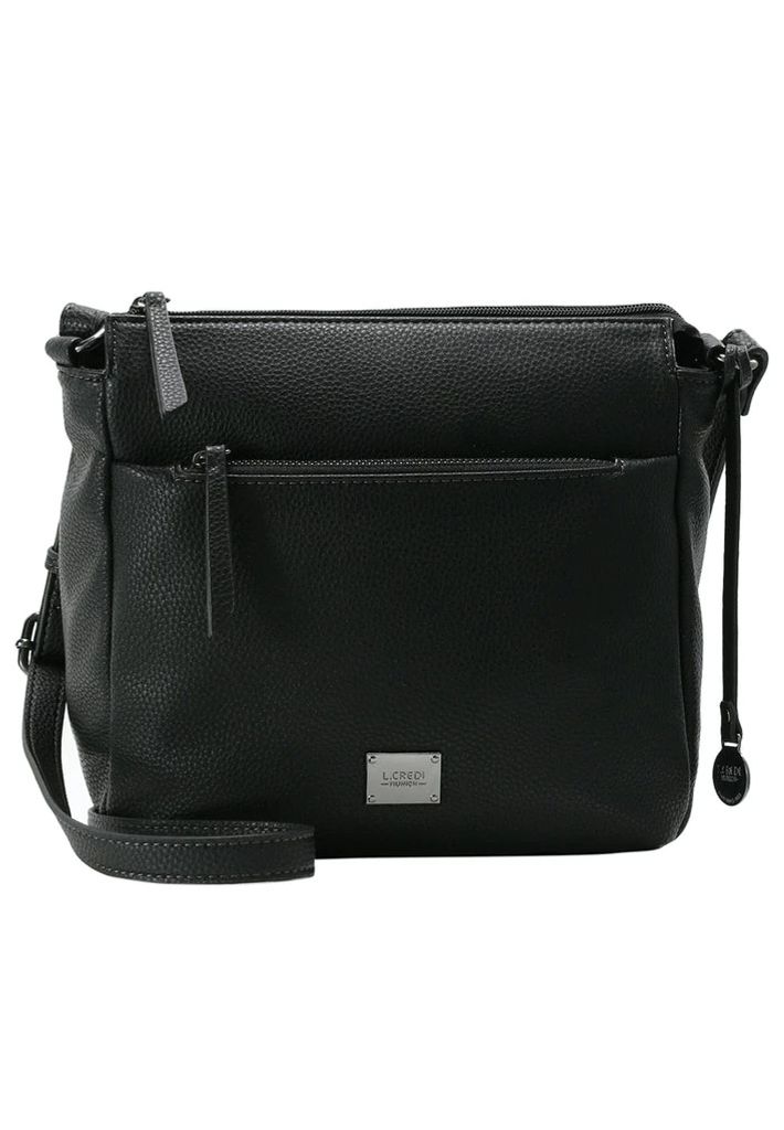 L.CREDI Umhängetasche Budapest Crossbody Bag Black schwarz Produktbild 