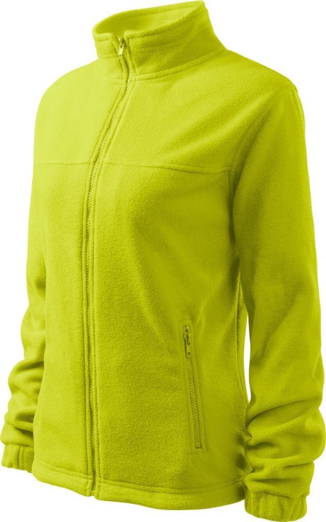 Damen Polar Jacke Fleecejacke Polarfleecejacke Pulli Schwarz Pullover Polar-Pulli Warme M Zitronengrün Lime