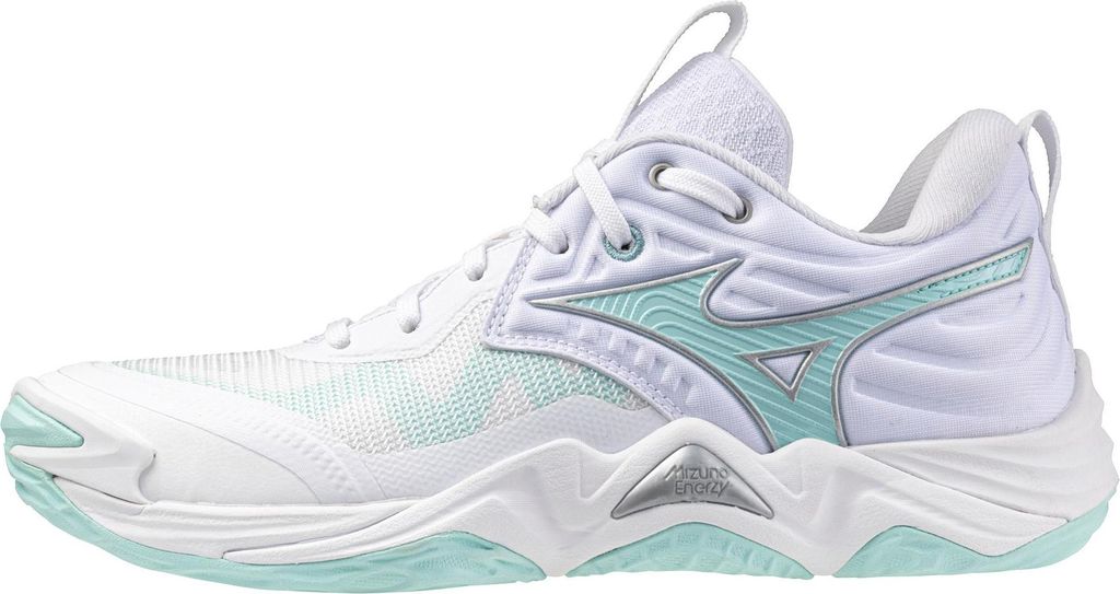 Mizuno Wave Momentum Elite - white/blue tint, Größe:5 Produktbild 