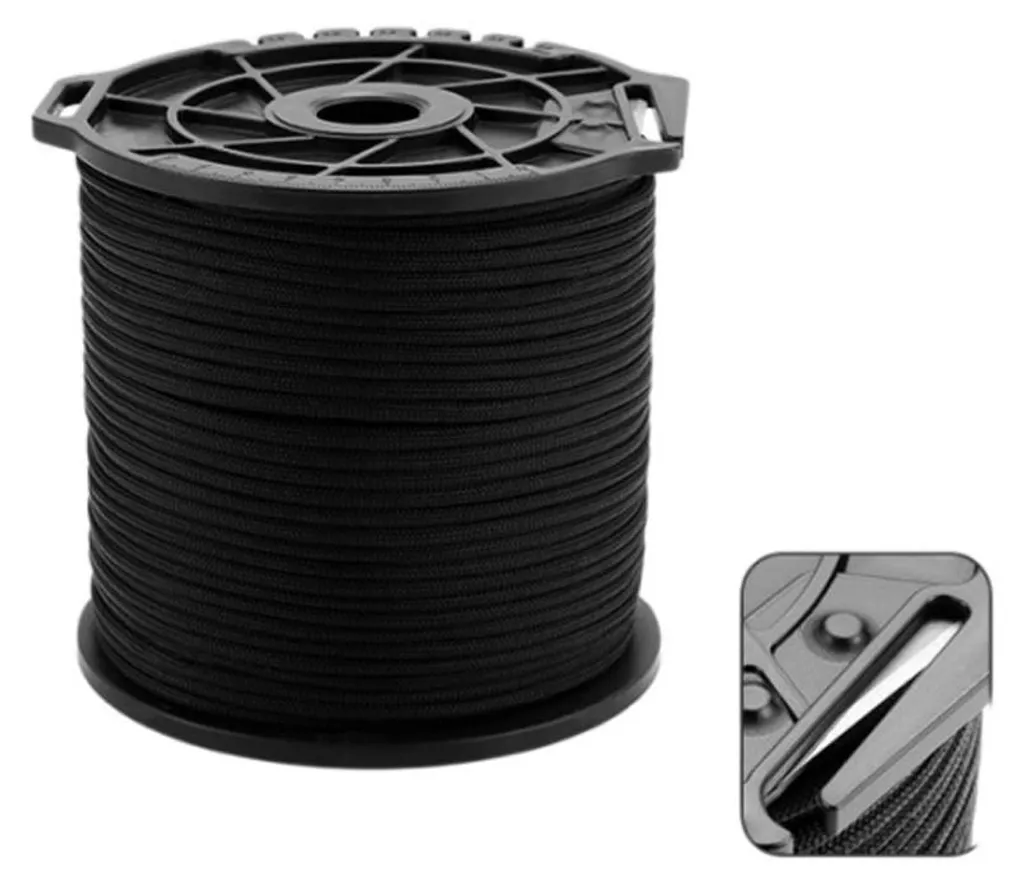 Bobine Paracord 100m pour Installation de Campement et Abri de Bivouac