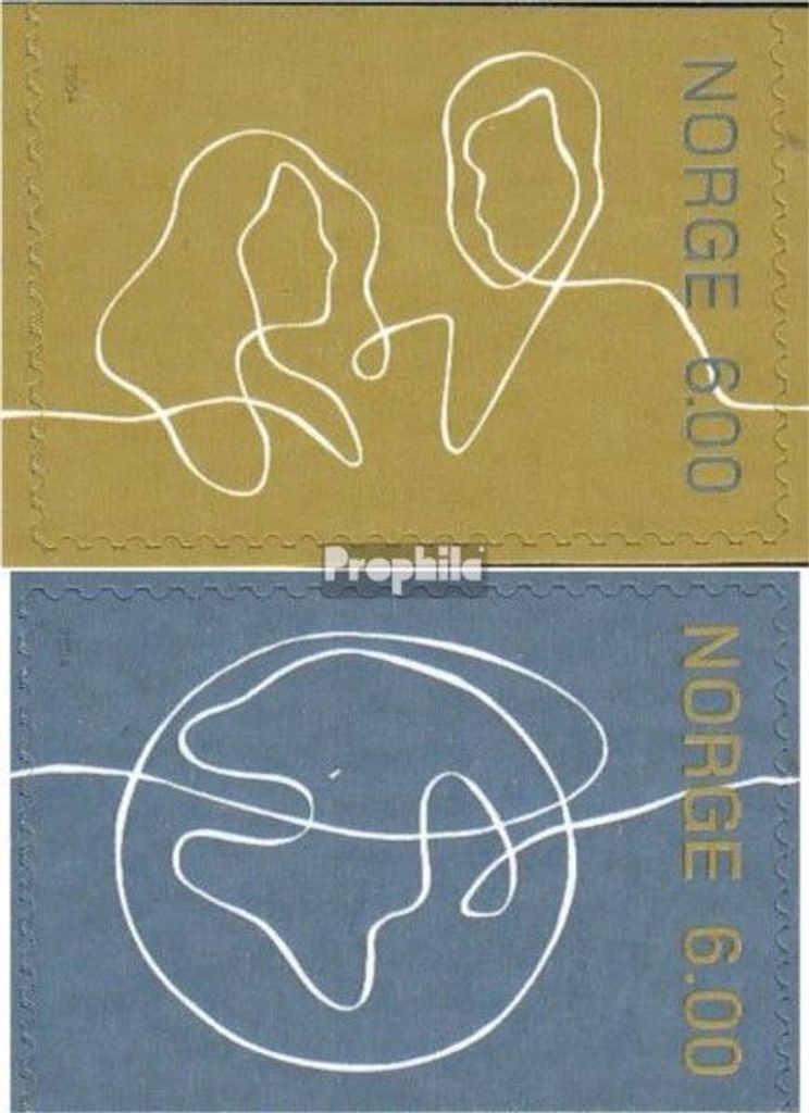 Briefmarken Norwegen 2004 Mi 1488-1489 (kompl.Ausg.) postfrisch Von Mensch zu Mensch