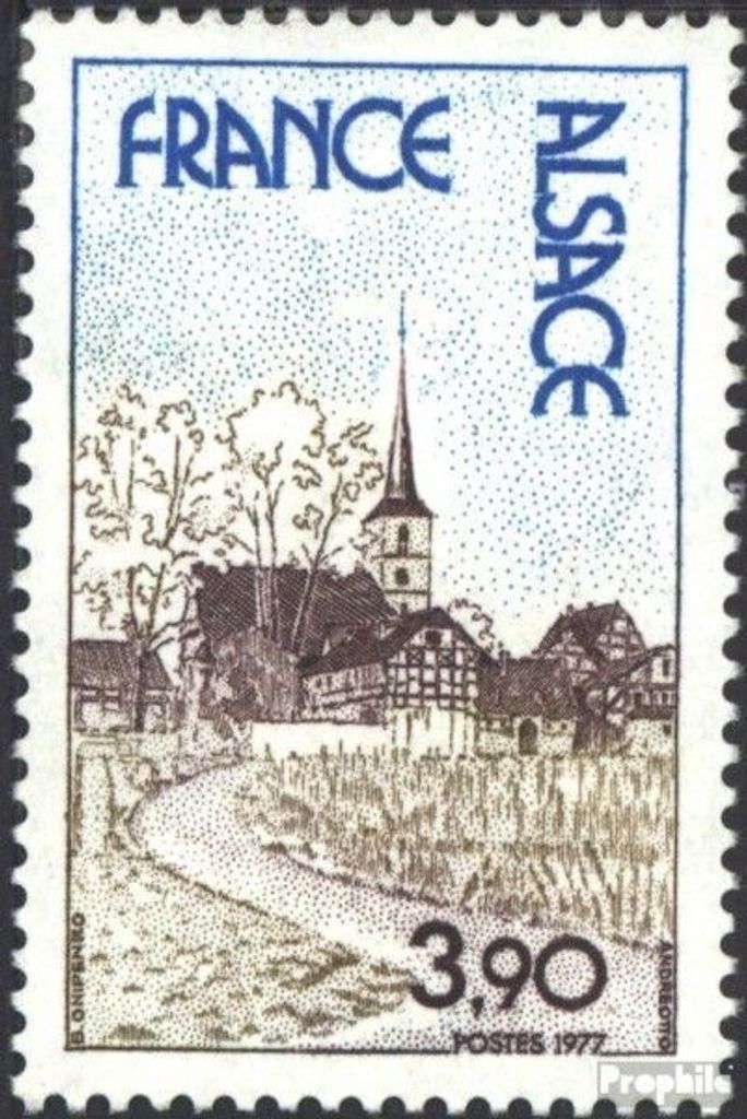 Briefmarken Frankreich 1977 Mi 2015 (kompl.Ausg.) postfrisch Elsaß