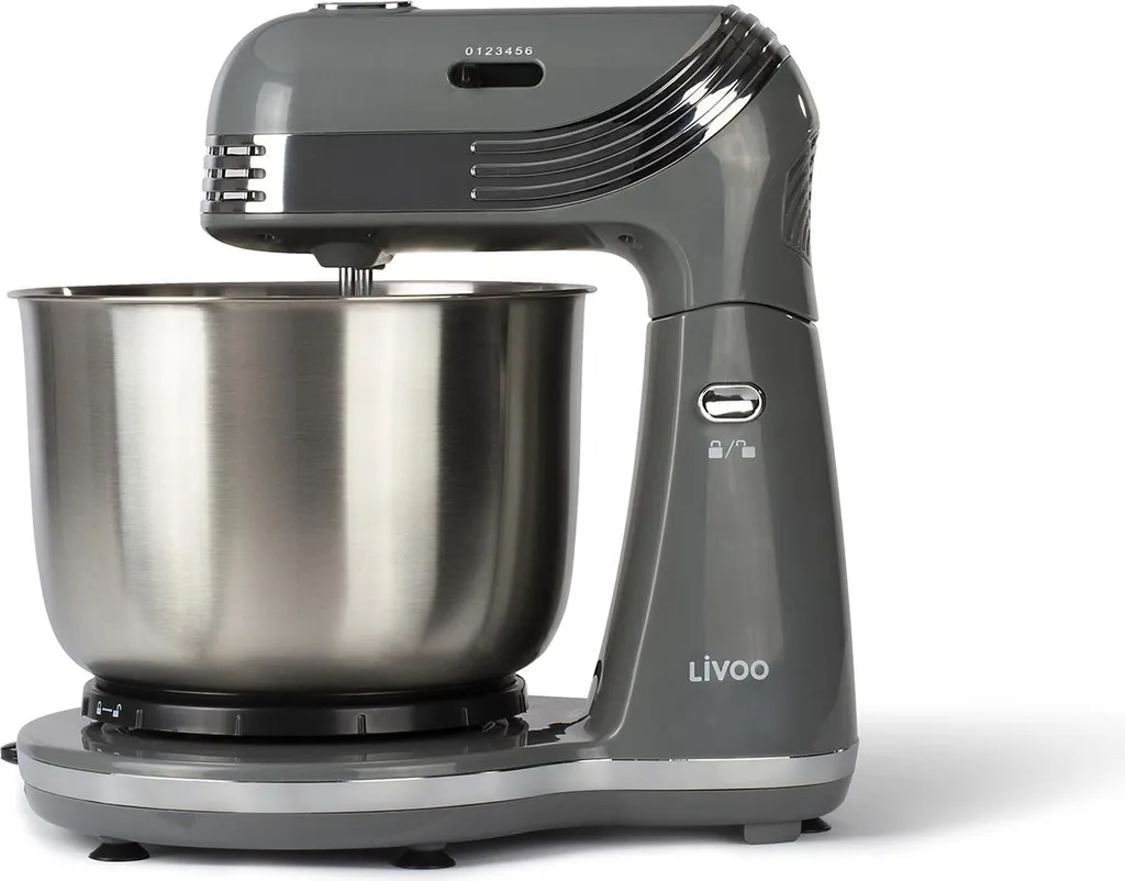 Robot pâtissier 3L compact Livoo 250W avec bol en inox robuste