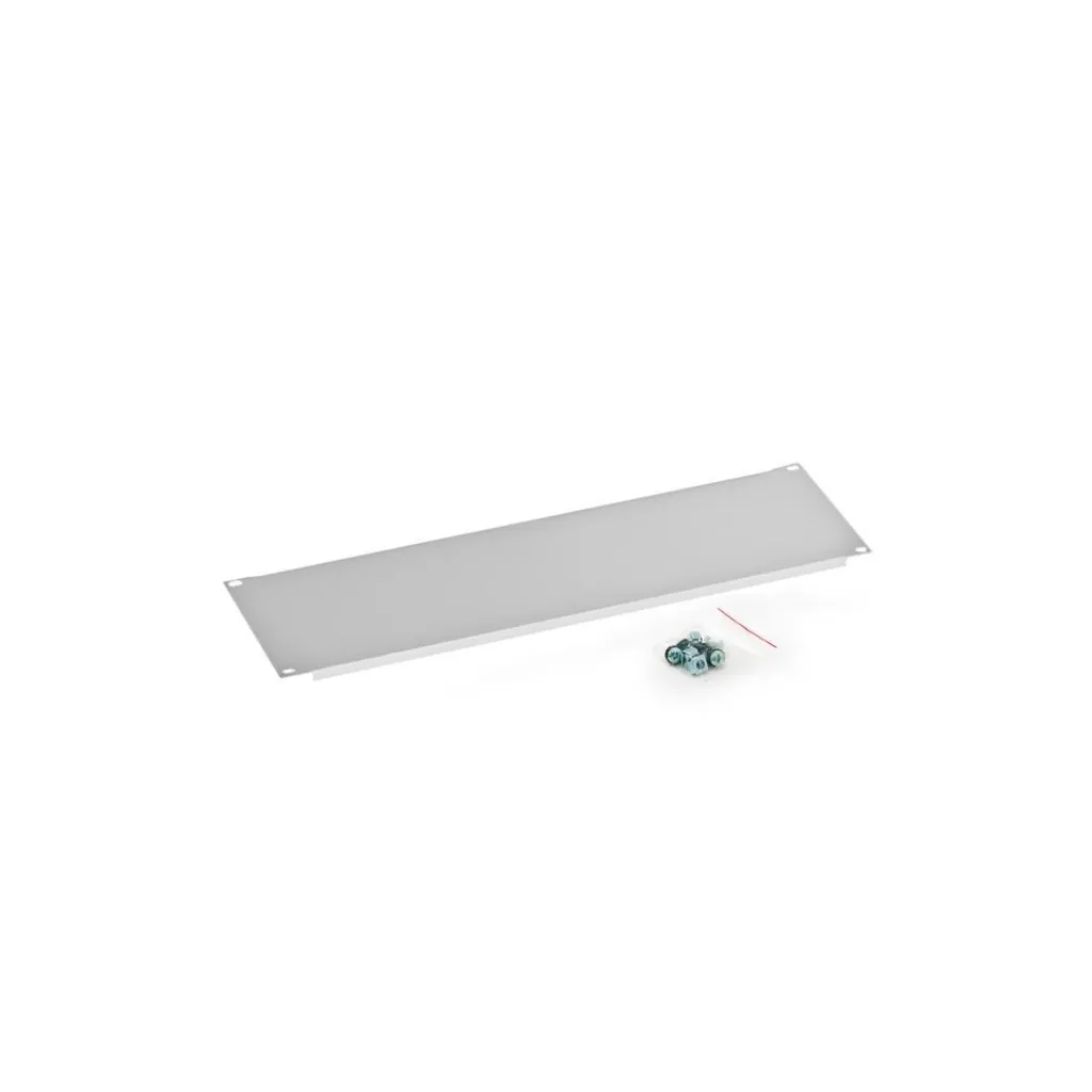 Pannello Chiusura 6U per Rack 19'' - Piastra in Acciaio con Viti