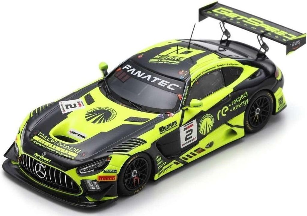 MERCEDES-AMG GT3 #2 GetSpeed 24h SPA 2023 L.Bergstein / A.Lewandowski / A.Walker / L.Williamson - Limitiert auf 300ex., SPASB741, Maßstab1/43, SPARK