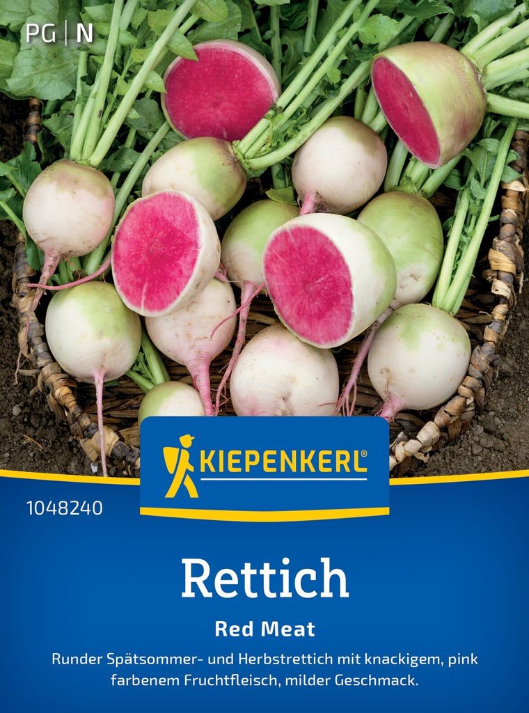 Kiepenkerl Rettichsamen Red Meat Raphanus sativus niger 8-10 lfd. Meter