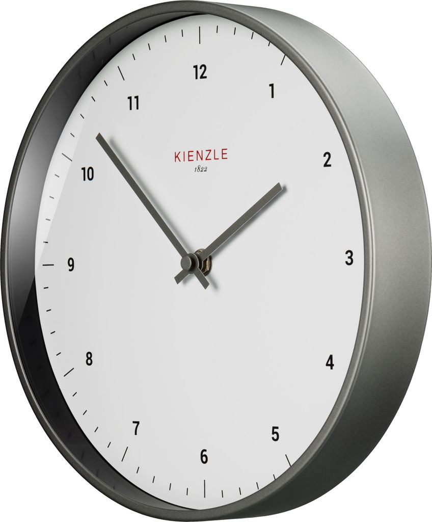 KIENZLE DCF Funk-Wanduhr Classic weiß, 25 cm