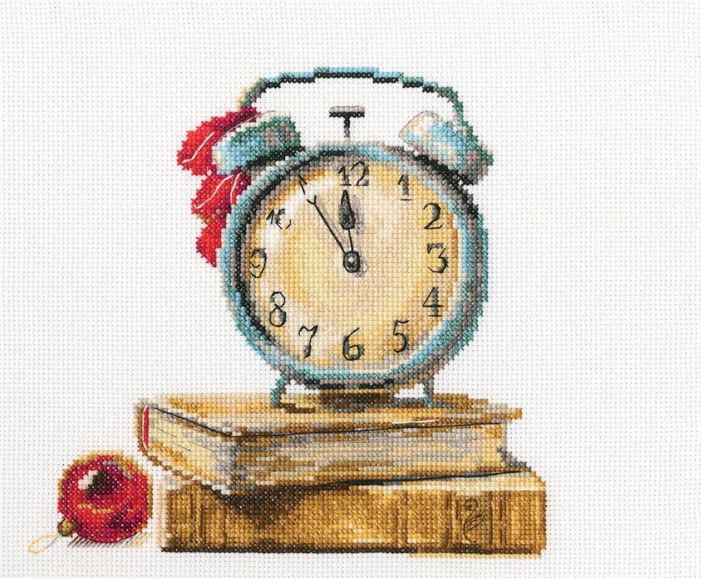 RTO Kreuzstich Set "Fest in 5 Minuten" M643, Zählmuster, 19,5x18,5 cm