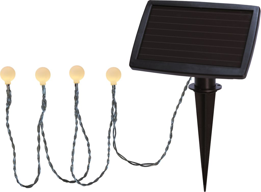 Best Season LED-Solarlichterkette "Balls White" 20 teilig Produktbild 