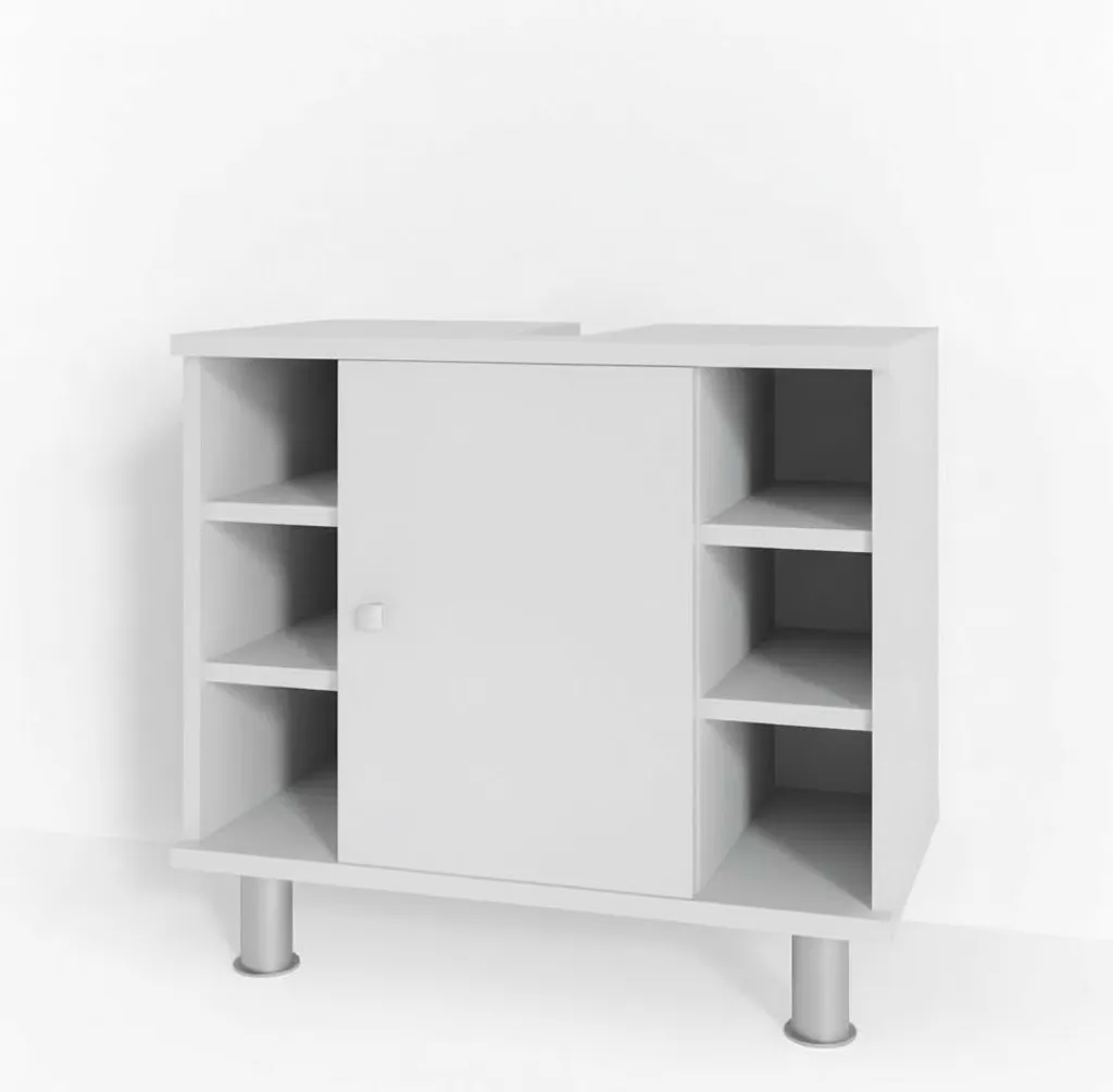 Meuble sous vasque Vicco Fynn blanc 60x54cm idéal pour petite salle de bain