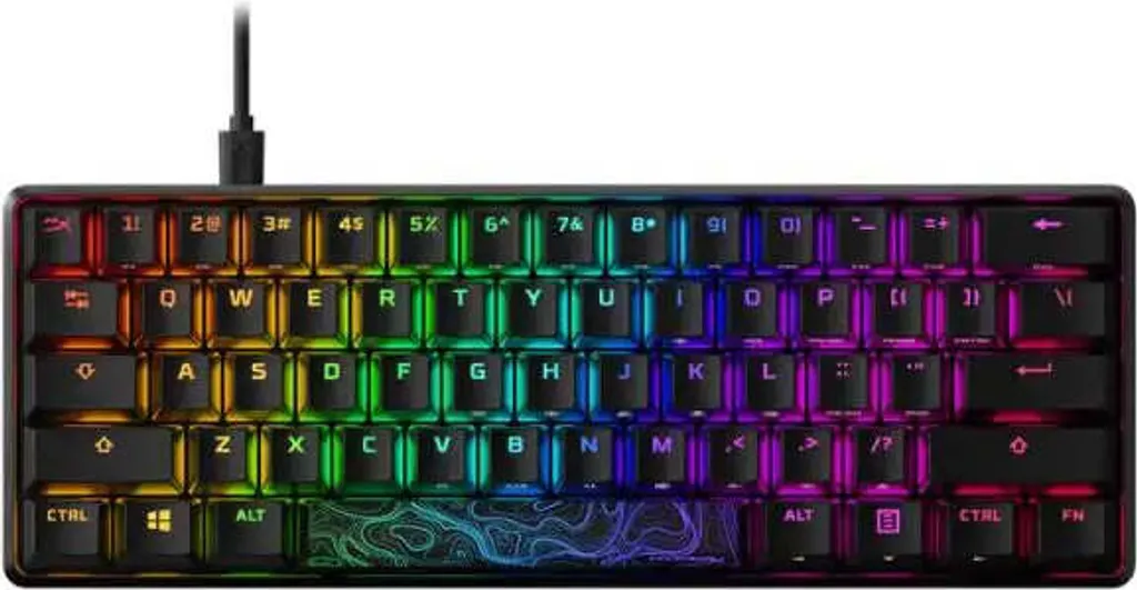Clavier Gaming Format 60% HyperX Alloy Origins 60 pour Setup E-sport Pro - 4