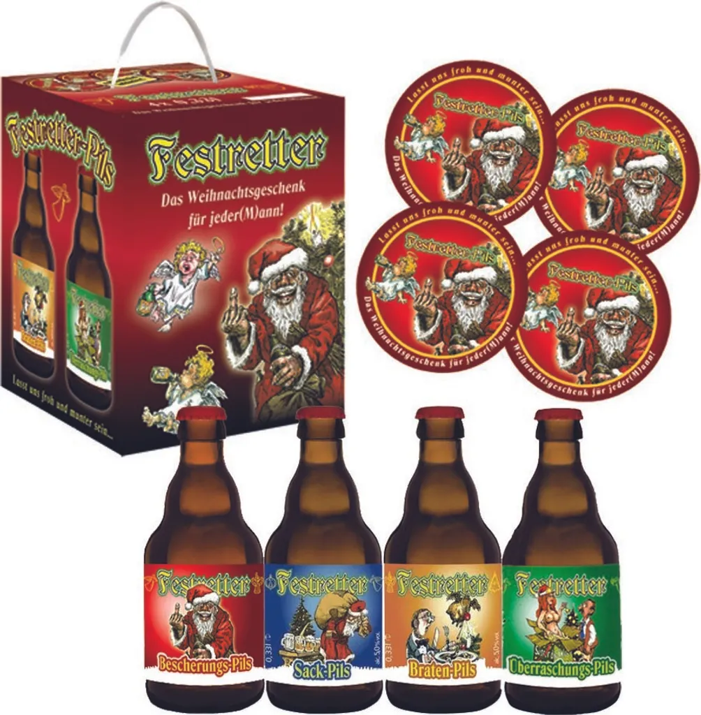 Weihnachts-Pils Festretter Weihnachtsbier im