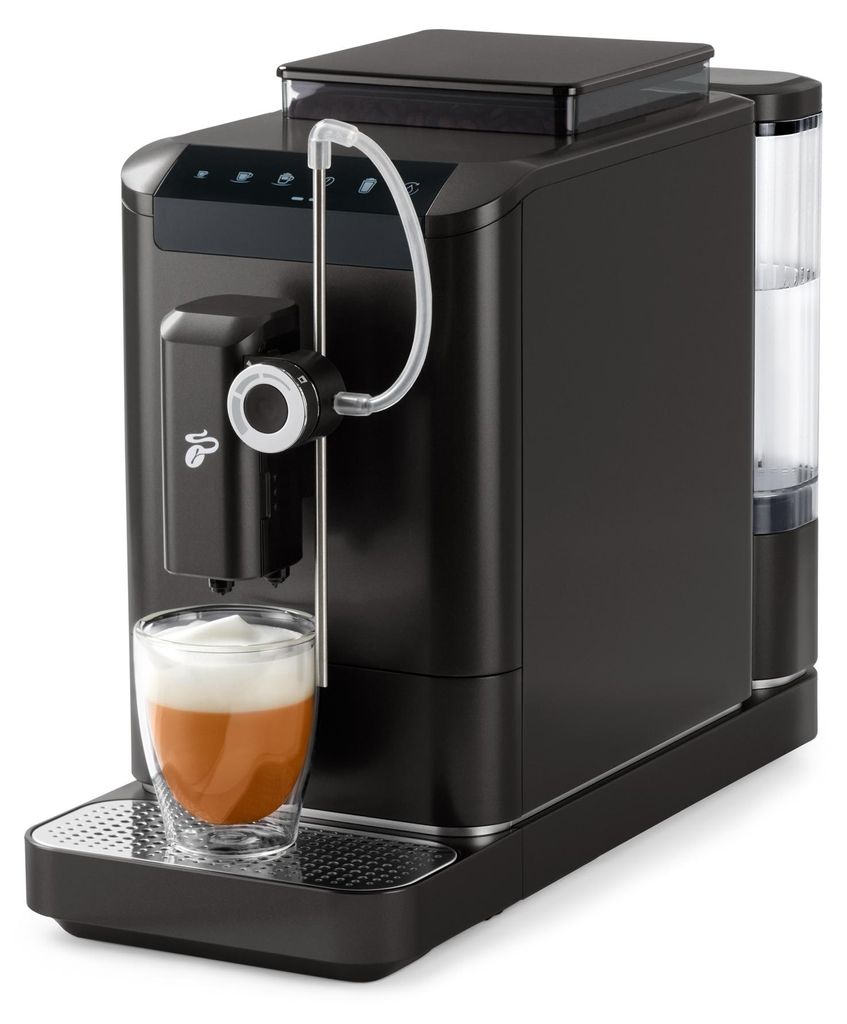 Tchibo Kaffeevollautomat Esperto2 Milk mit One-Touch Milchfunktion und 2-Tassen-Funktion für Espresso, Caffè Crema, Capuccino und Milchschaum, Gr...