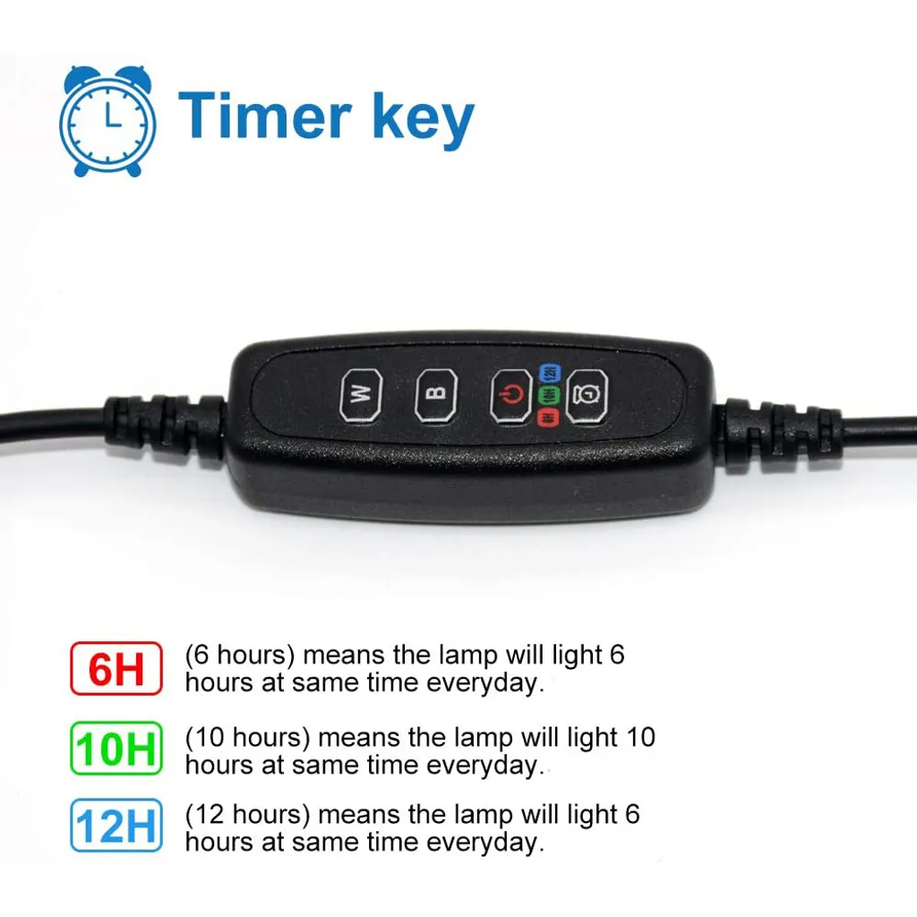 Luce LED per Acquario 37cm 42 LED | Timer Automatico IP68 Sicura - 8