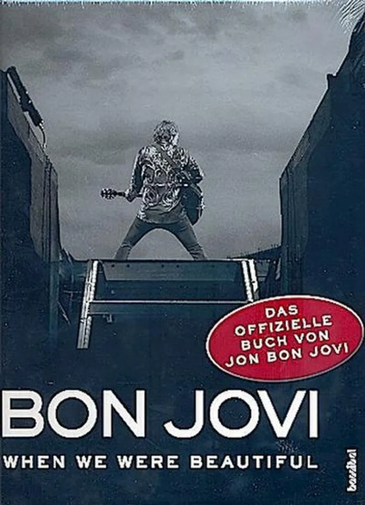 Bon Jovi When We Were Beautiful Livre avec Photos Inédites des Stars