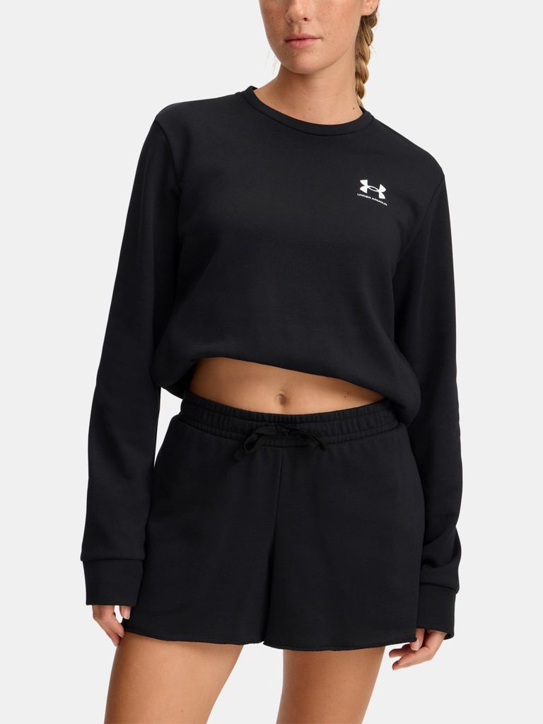 Under Armour UA Rival Terry Crew schwarz SM
