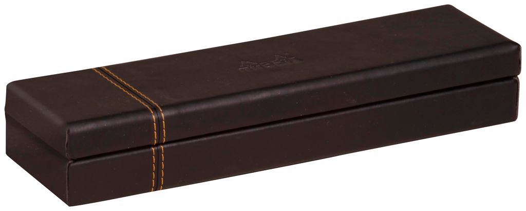 RHODIA Stiftebox aus Kunstleder schwarz