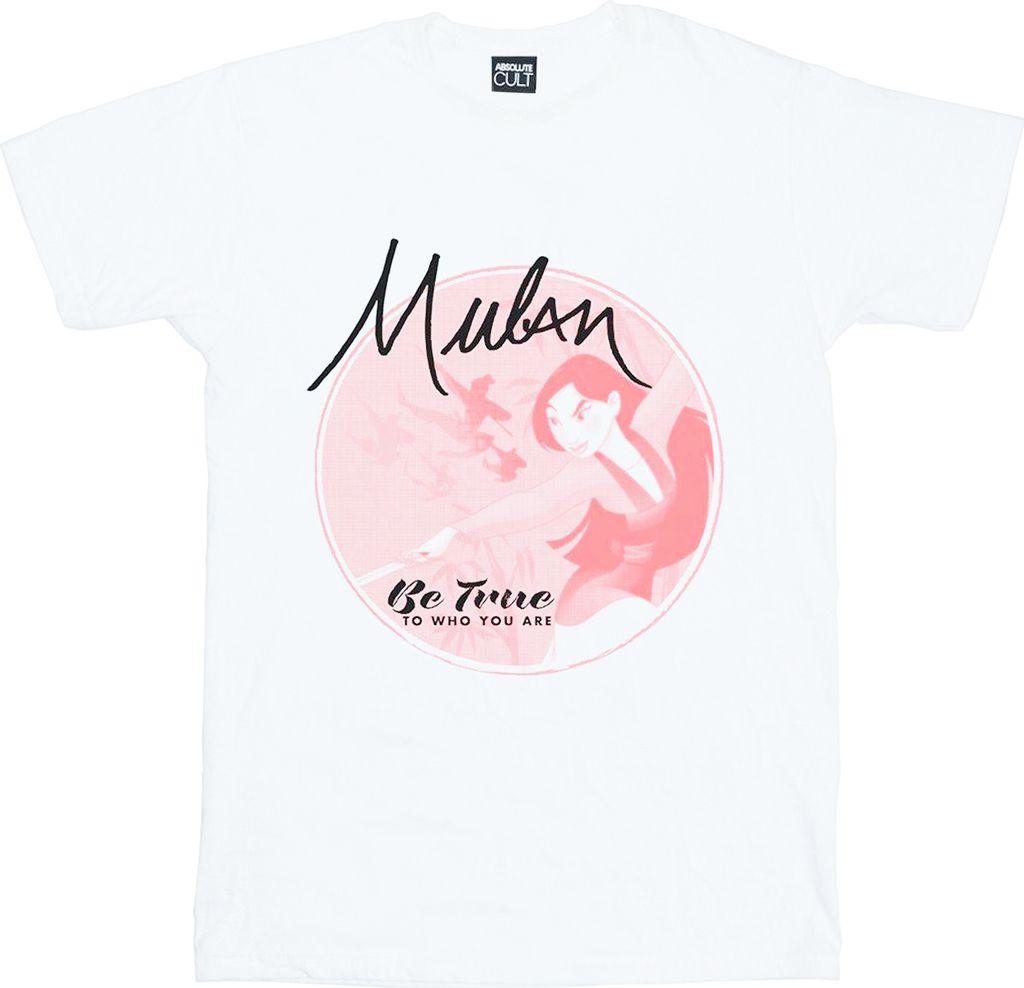 Disney - "Be True" T-Shirt für Damen BI17387 (5XL) (Weiß)