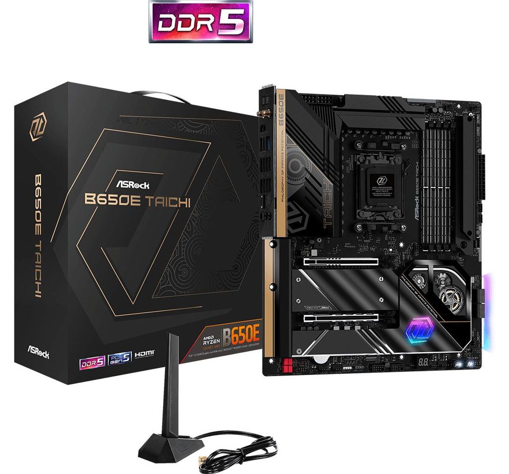 Asrock B650E Taichi, AMD, Sockel AM5, AMD Ryzen™ 5, AMD Produktbild 