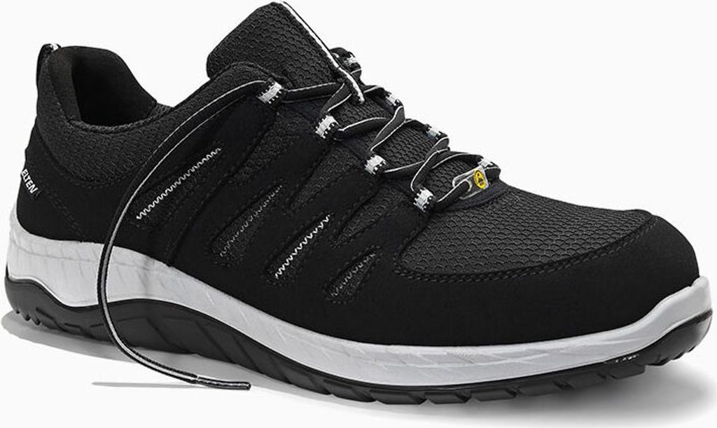Sicherheitshalbschuh MADDOX black-grey Low ESD S3, Gr. 43 Produktbild 