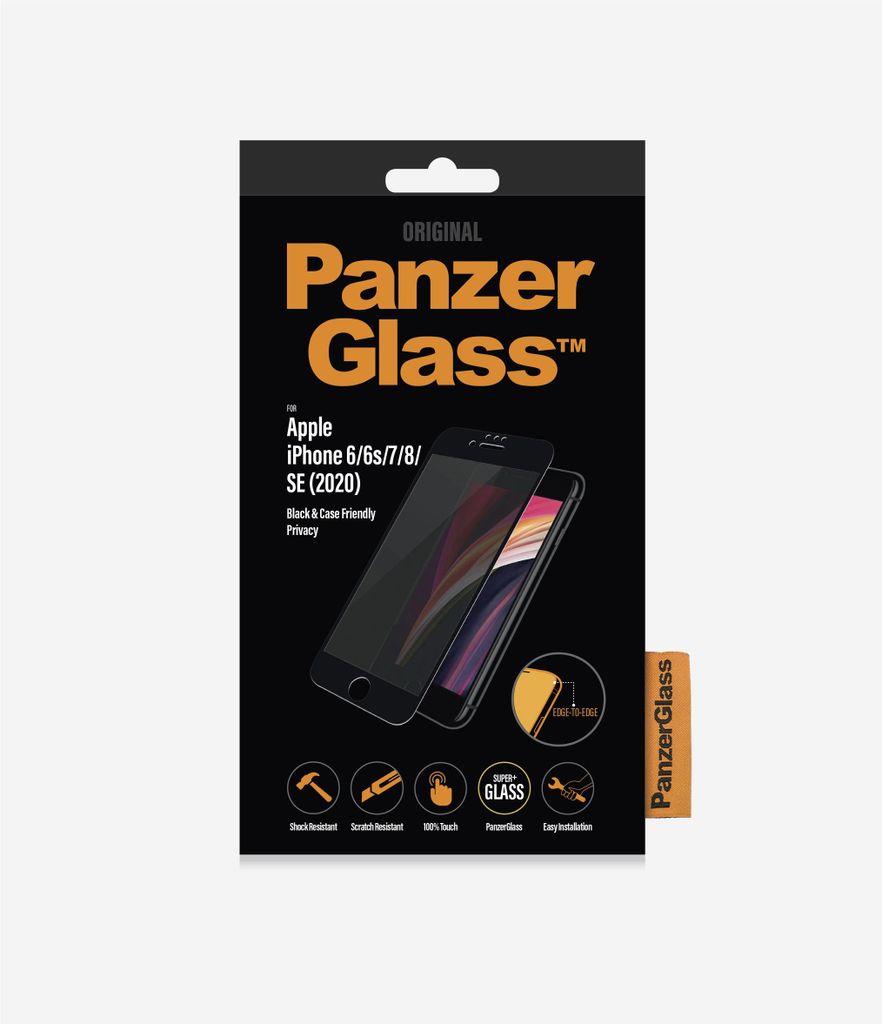 PanzerGlass SP iPhone 6/6s/7/8/SE 2020 CF, Productafbeelding 