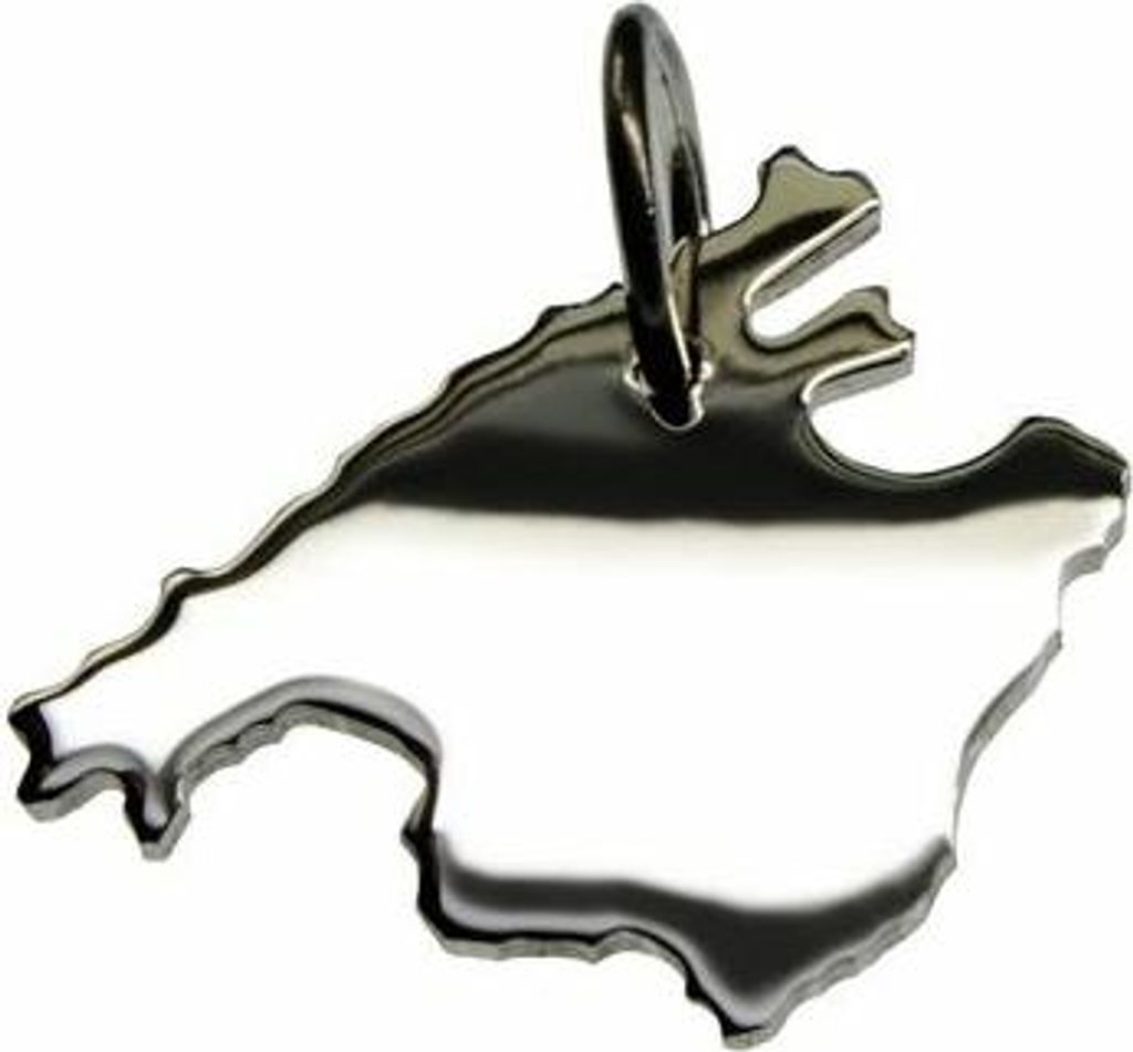 Mallorca Anhänger in massiv 925 Silber