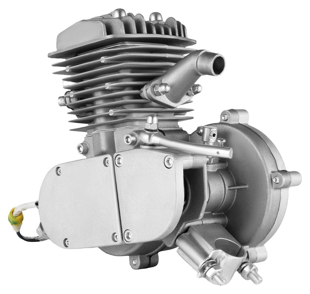 80 ccm 2-Takt Fahrradmotor - Motorisiertes Fahrrad Umrüstkit - Für 26–28 Zoll (66–71 cm) Fahrräder - Benzinmotor für Fahrrad - Komplettes D...