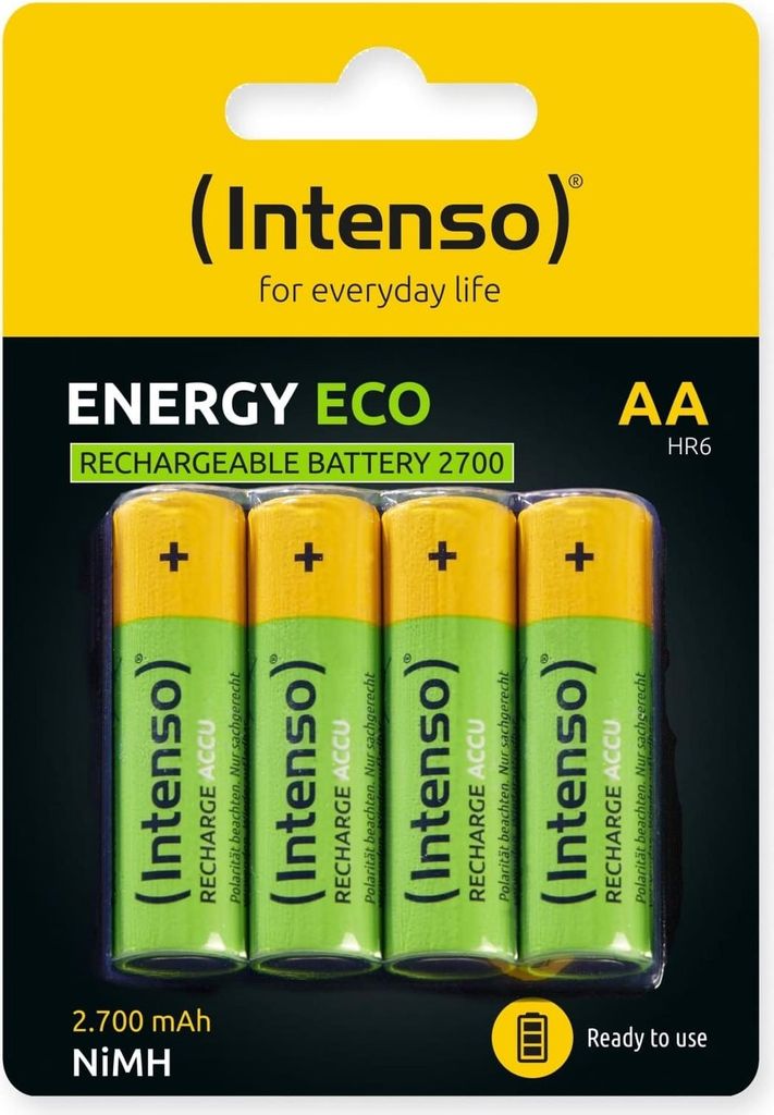 Intenso 7505624, Bateria do ponownego naładowania, AA, Zdjęcie produktu 