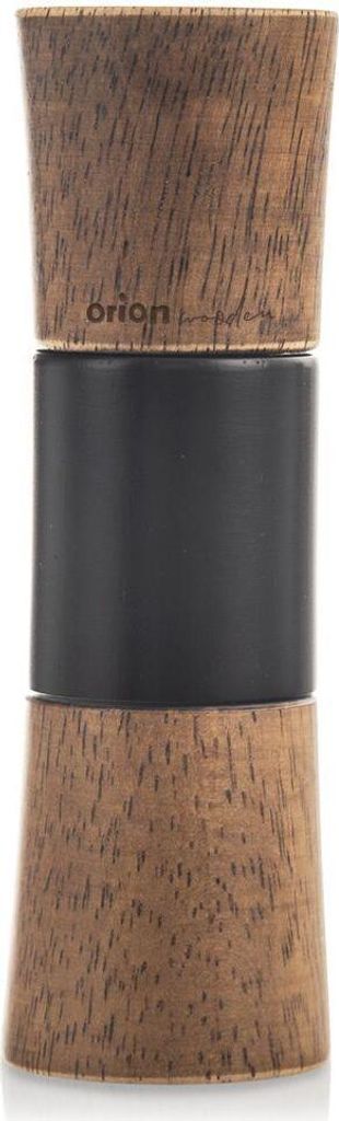 Orion Salz & Pfeffer Mühle Gewürzmühle Salzmühle Pfeffermühle Gewürzstreuer Mühle zum Mahlen von Salz und Pfeffer aus Holz WOODEN 15,5 cm