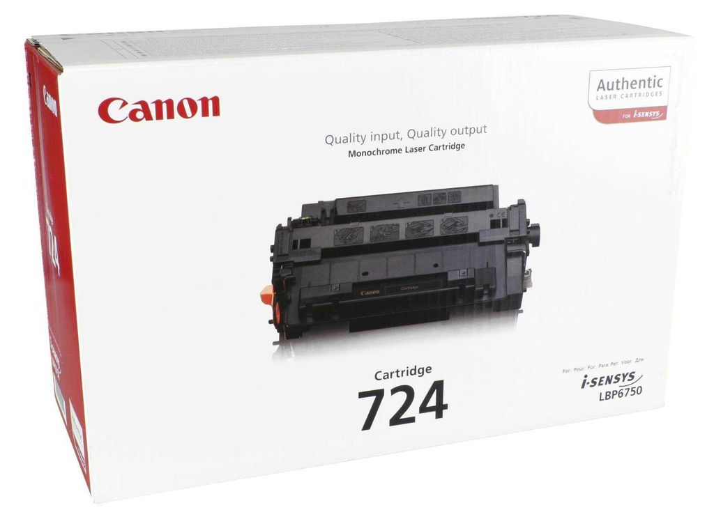 Canon Toner Cartridge 724 schwarz Produktbild 
