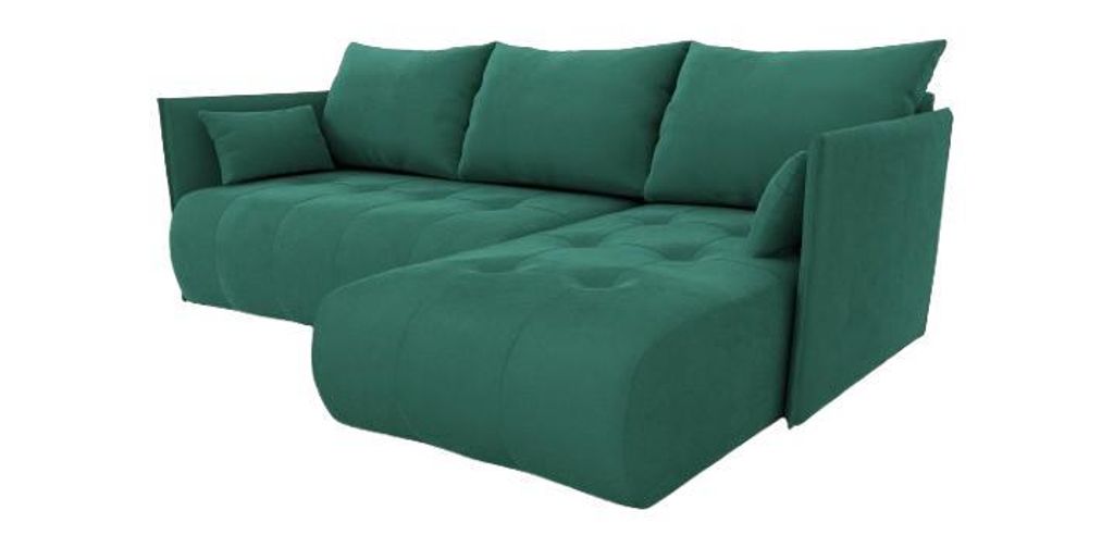 Nessa Ecksofa mit Schlaffunktion und Bettwäschebehälter Kronos 19 IWMAR Möbel