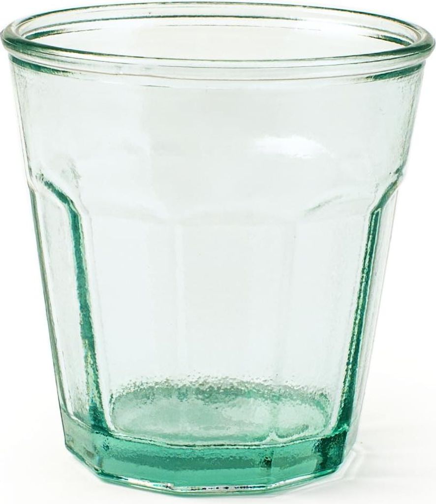 H&H – 6er-Set Casual-Gläser aus Recyclingglas, Kl. 22