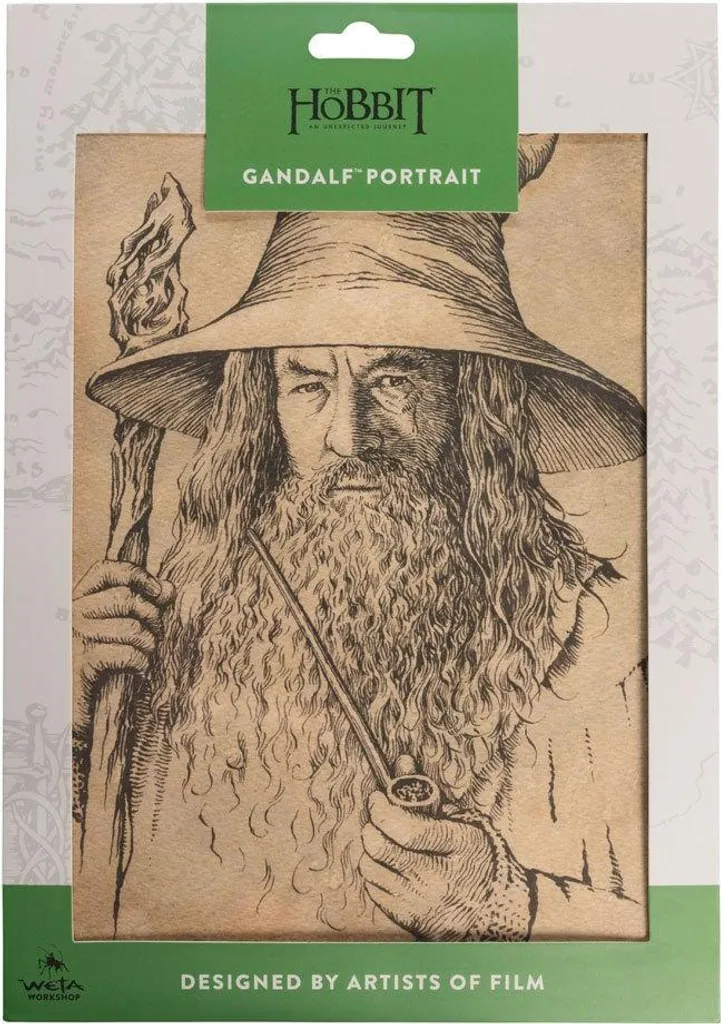 Acquista Stampa d'Arte Gandalf il Grigio Weta Workshop - Hobbit 21x28cm - 2