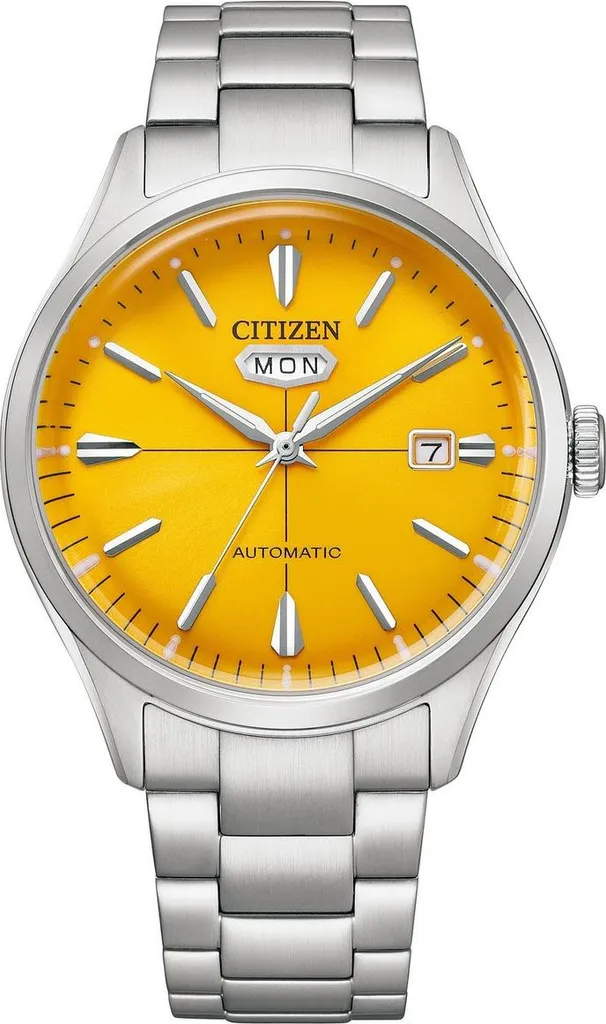 Citizen C7 Montre Automatique Homme Acier Cadran Jaune NH8391-51ZE