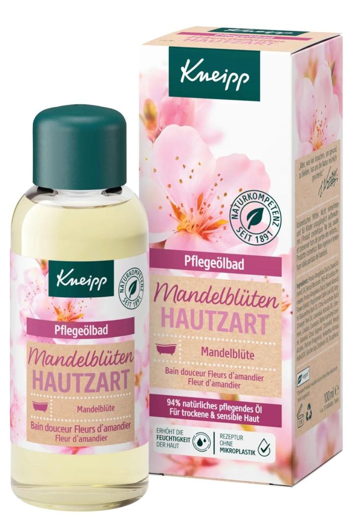 Kneipp badolie 100ml amandelbloesem gevoelige huid Produktbild 