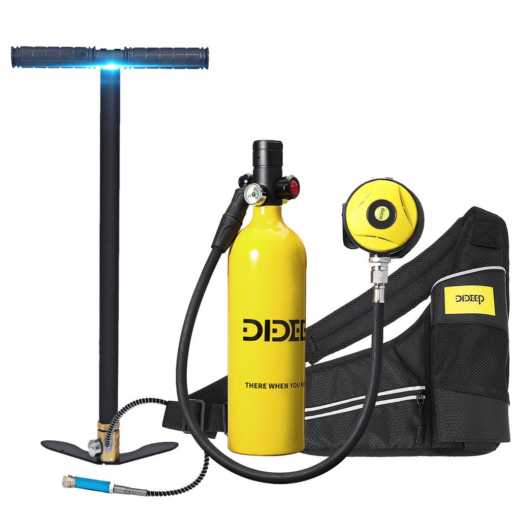 Mini SCUBA Tauchausrüstung Sauerstoffflaschen Luft Unterwasser Atem Pumpe Kit 