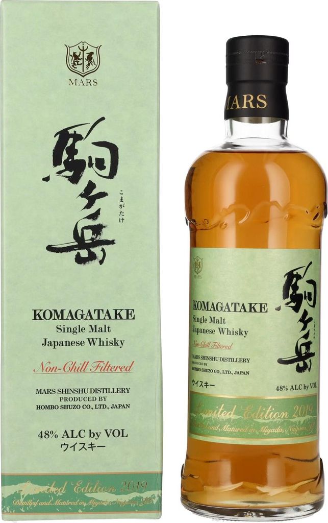 Mars KOMAGATAKE Single Malt Japanese Whisky Limited Edition 2019 48% Vol. 0,7l in Geschenkbox