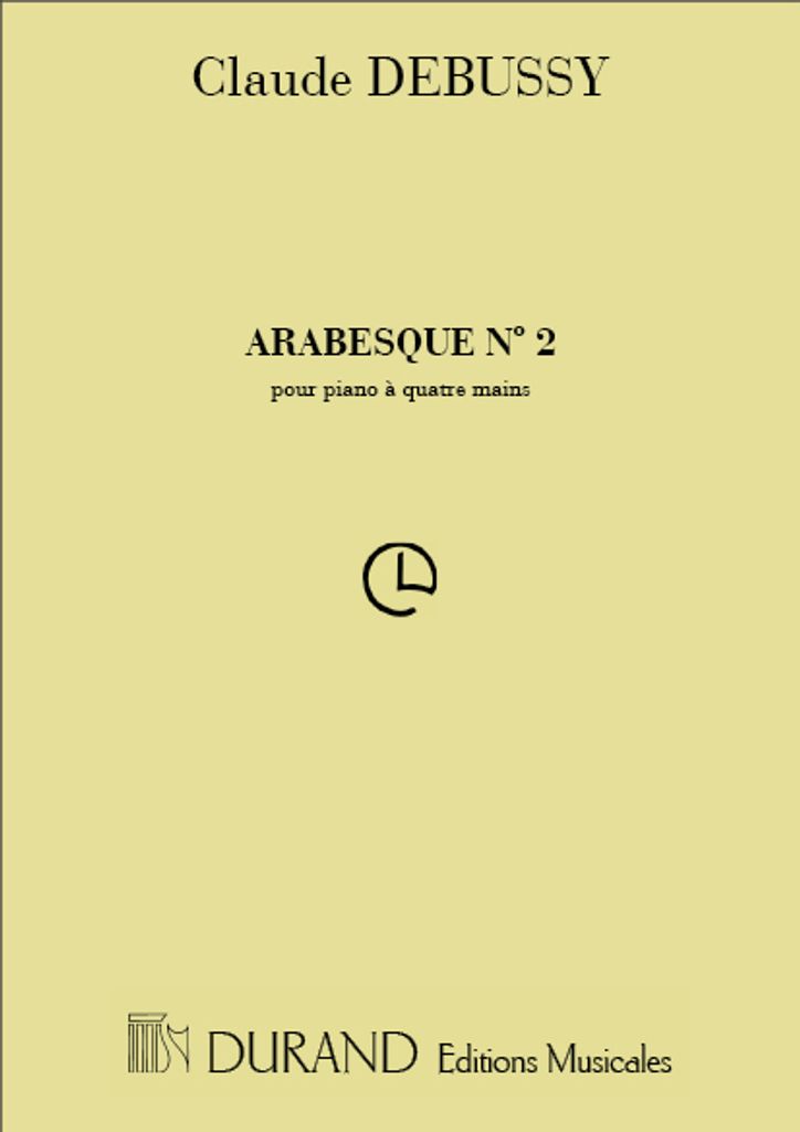 Arabesque no.2 pour piano à 4 mains