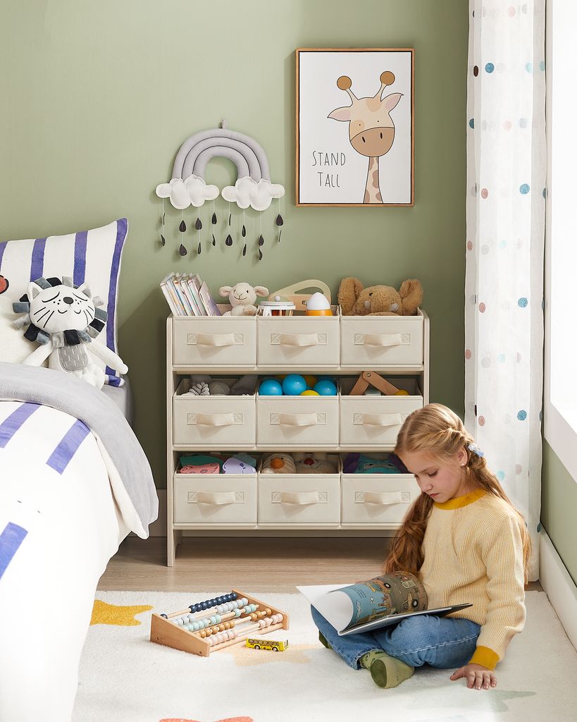 SONGMICS Kinderregal, Spielzeugregal, 9 Aufbewahrungsboxen Produktbild 2