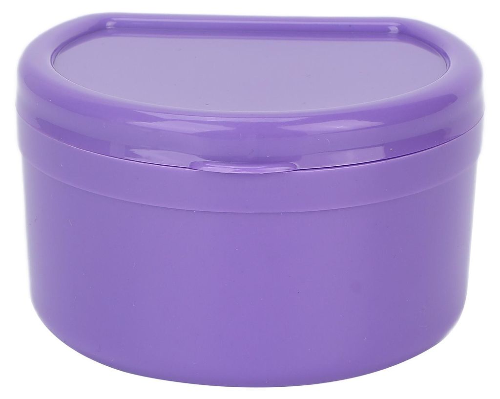 Protable Dental Retainer Box Orthodontic False Teeth Storage BoxLila