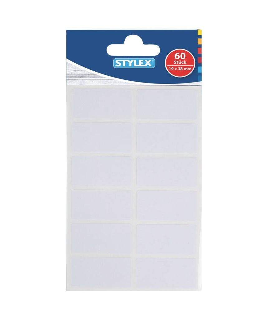 Stylex Vielzweck Etiketten 19 x 38 mm, 60 Stück Produktbild 