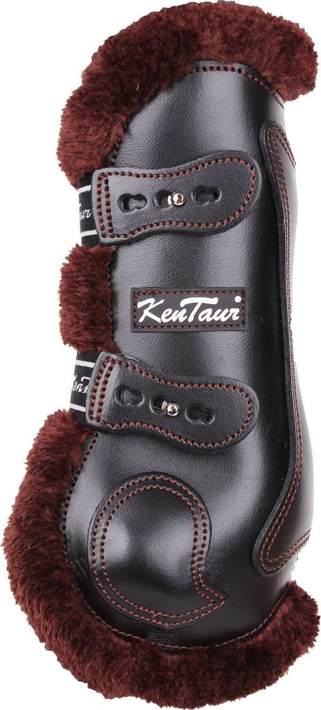 Kentaur Roma Leder-Gamaschen mit Kunstfell