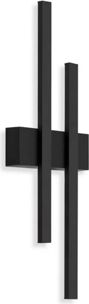 Applique murale LED extérieur noire Telefunken - Anti-éblouissement