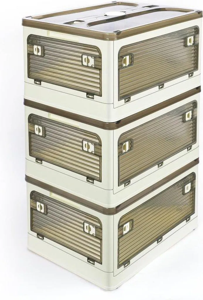 Malle de rangement 46cm grand volume avec poignées clipsées confort