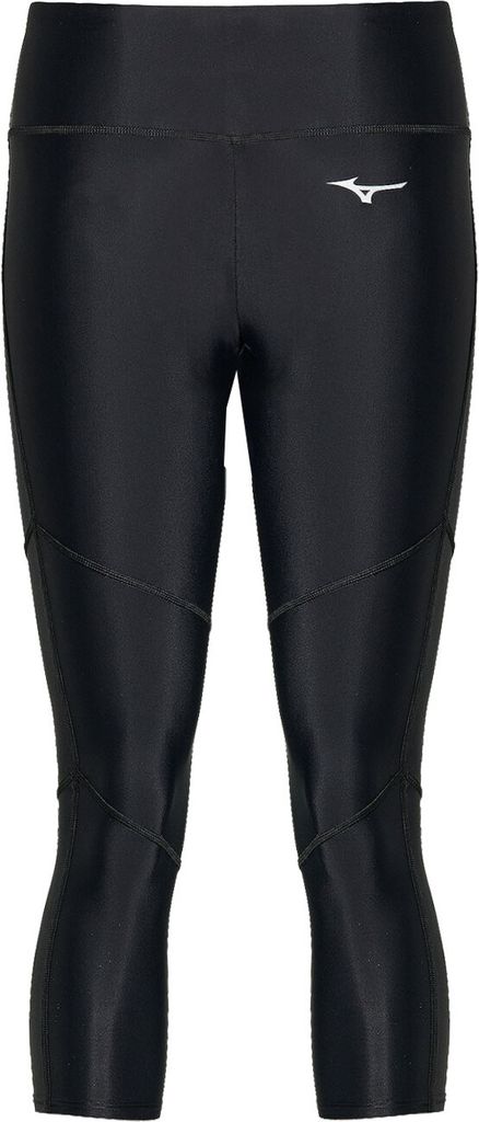 Mizuno Core 3/4 Tight Leggings Schwarz - Damen, Größe:XS