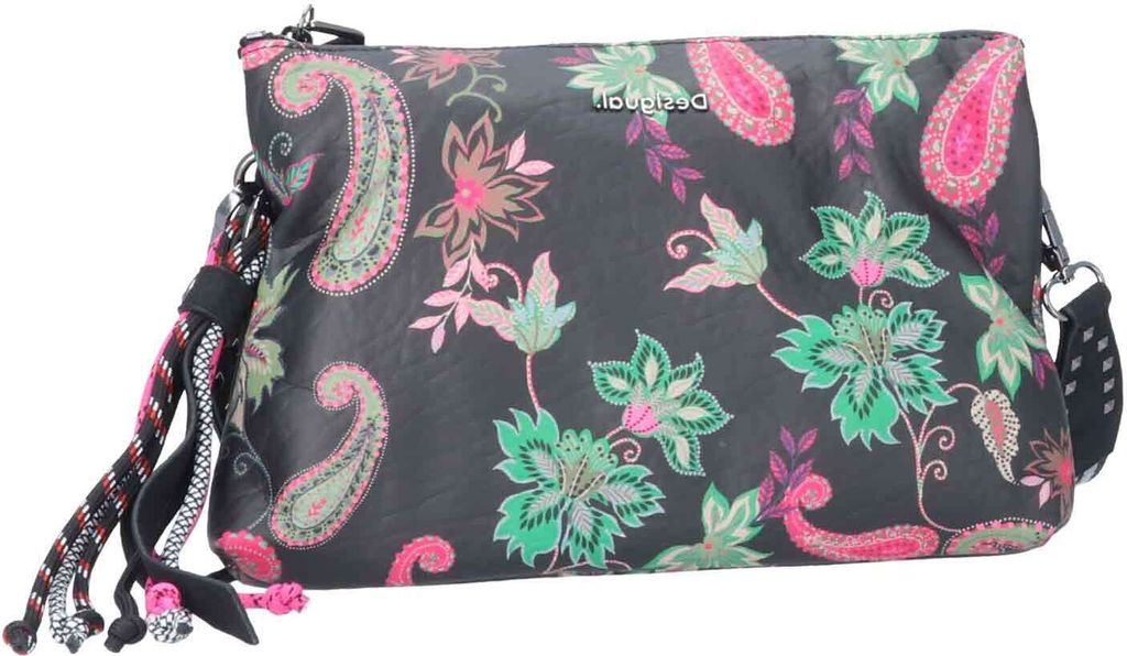 Desigual Damen Schultertasche Dark Boho Dortmund Rosa Mora
