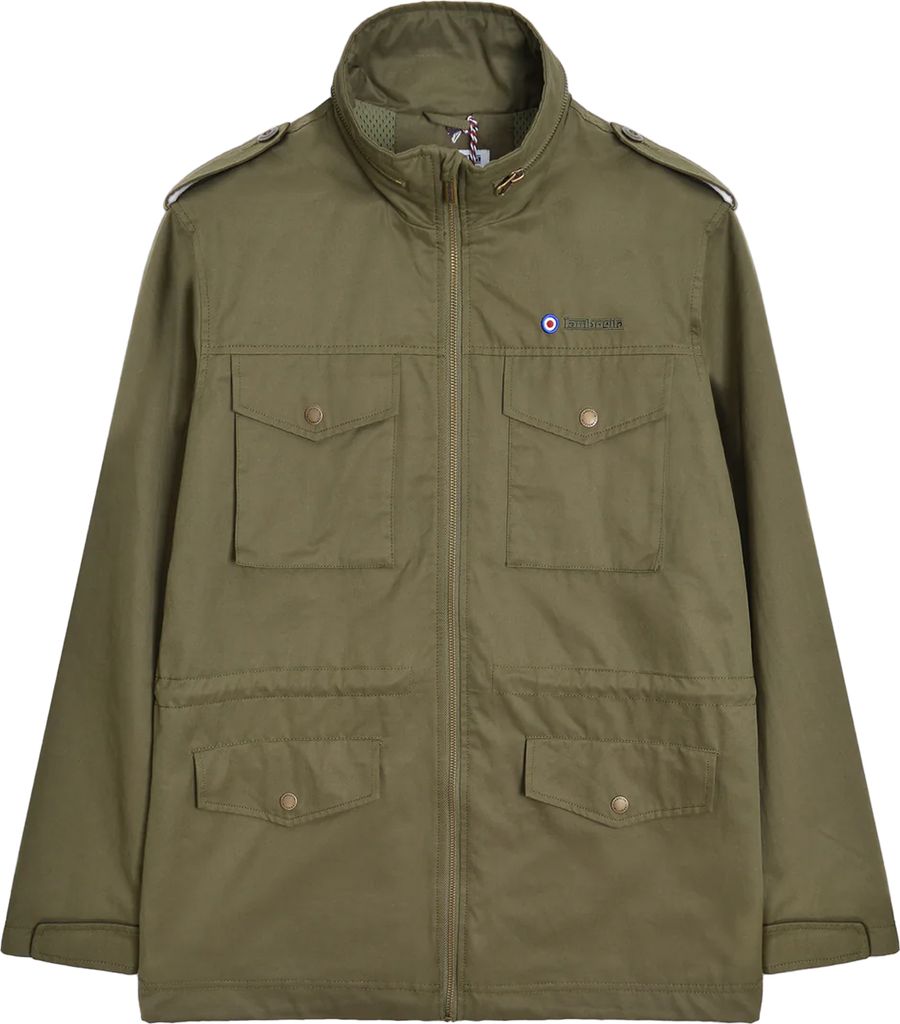 Lambretta - "M-65" Jacke für Herren LB216 (3XL) (Khakigrün)