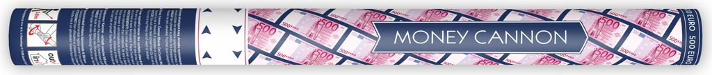 Coriandoli per feste 60 cm Banconota da 500 Eur Immagine del prodotto 