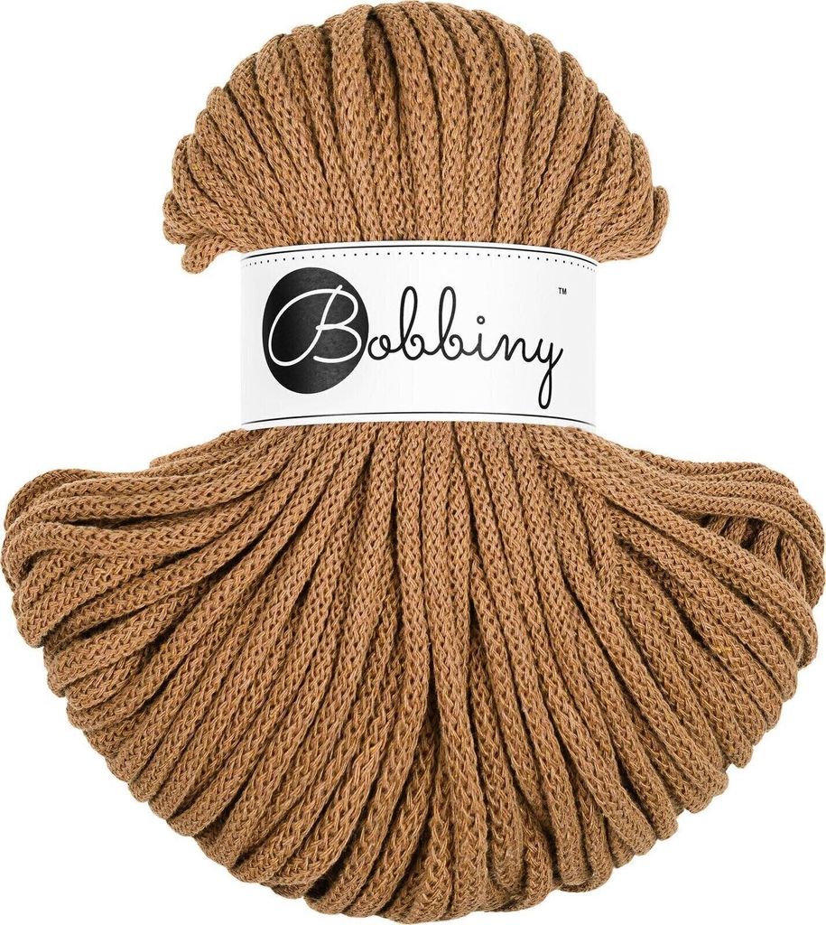 Bobbiny Premium 5 mm 50 m Caramel Schnur