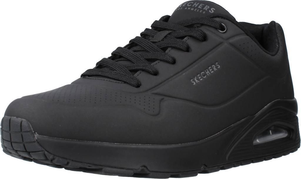 Skechers Herren Uno Stand On Air Sneaker, Black Durabuck Produktbild 